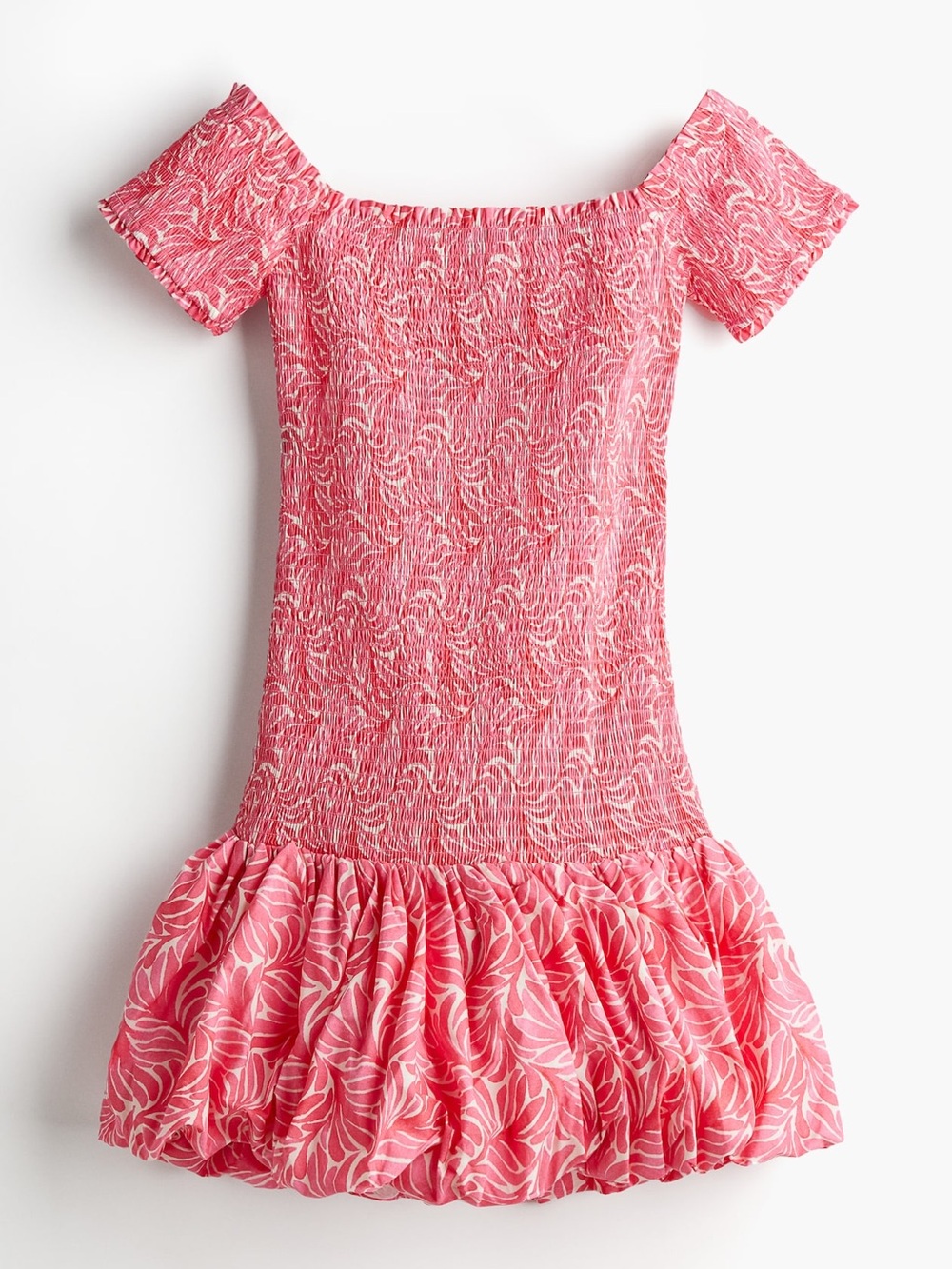 H&M Pink Patterned Mini Dress - Picture 4 of 7